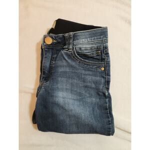 Democracy Jeans Womens Sz 8 Blue "Ab" Solution Technology Stetch Whiskers